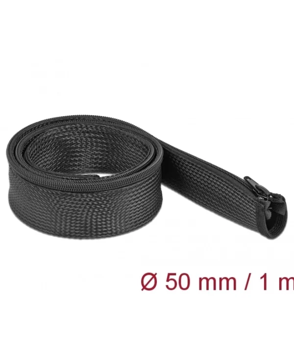 DeLock Δεματικό Καλωδίων 1000x50mm Μαύρο 1τμχ 19166
