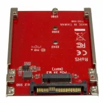 StarTech M.2 to U.2 Adapter - For M.2 PCIe NVMe SSDs Κόκκινο U2M2E125 - Image 4