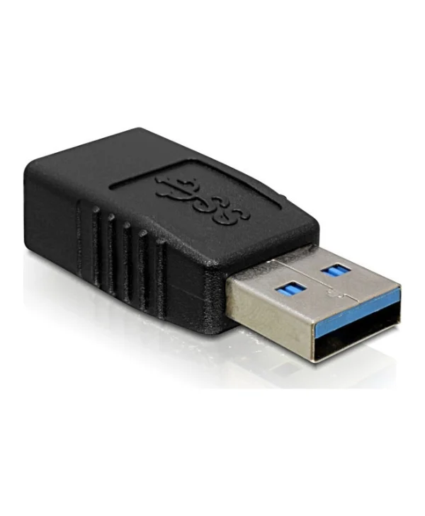 DeLock Μετατροπέας USB-A male σε USB-A female 1τμχ 65174