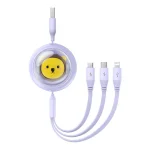 Baseus Retractable USB to Type-C Cable 3.5A Μωβ 1.1m P10362900511-00 - Image 2