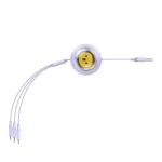Baseus Retractable USB to Type-C Cable 3.5A Μωβ 1.1m P10362900511-00 - Image 6
