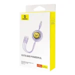 Baseus Retractable USB to Type-C Cable 3.5A Μωβ 1.1m P10362900511-00 - Image 8