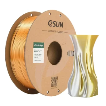 Esun Epla Magic Silk PLA 3D Printer Filament 1.75mm Gold Silver 1kg 1τμχ (Spool) EPLA-SILKMAGIC-P175JS1