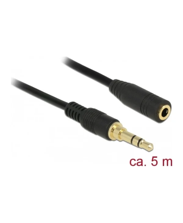 DeLock Cable 3.5mm male - 3.5mm female 5m (85590)