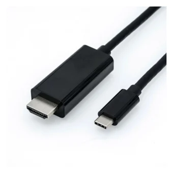 Roline Usb Type C To Hdmi 4k60hz Cable T-t 1m Black Roline 11.04.5840