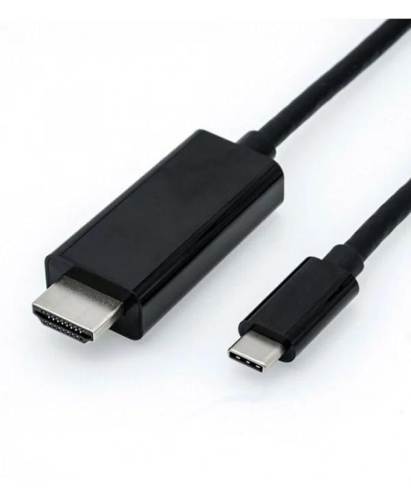 Roline Usb Type C To Hdmi 4k60hz Cable T-t 1m Black Roline 11.04.5840