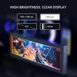 Lian Li 8.8" Universal Screen White - For Any PC - ARGB Frame - Display Panel - LCD Mini Monitor G89.SM088W.00 - Image 5