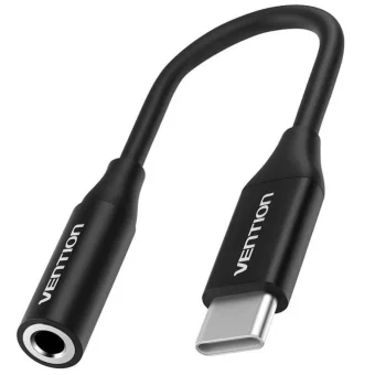 Vention DAC Adapter USB-C Male - 3.5mm 0.1m Black BIIBA