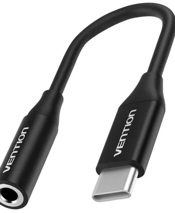 Vention DAC Adapter USB-C Male - 3.5mm 0.1m Black BIIBA