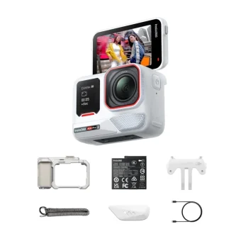 Insta360 Ace Pro 2 Action Camera 8K Υποβρύχια Xplorer Bundle με Οθόνη Αφής 2.4" και Wi-Fi Arctic White CINSBBGA/ACEPRO2128