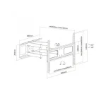 17.99.1205 Επιτοίχια έως 70" και 50kg - Image 3