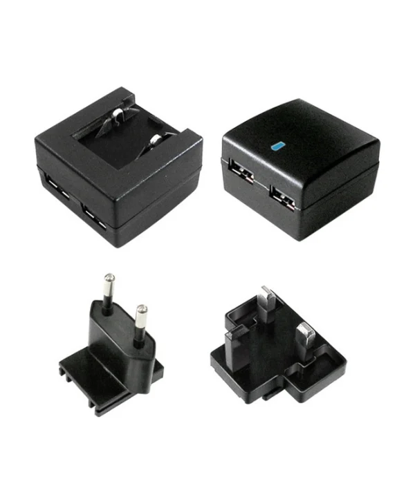 Value Φορτιστής Χωρίς Καλώδιο με 2 Θύρες USB-A 10W Μαύρος (EU+UK)