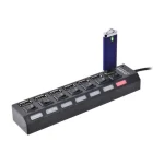 Intronics USB 2.0 Hub 7 Θυρών με σύνδεση USB-A - Image 2