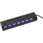 Intronics USB 2.0 Hub 7 Θυρών με σύνδεση USB-A - Image 5