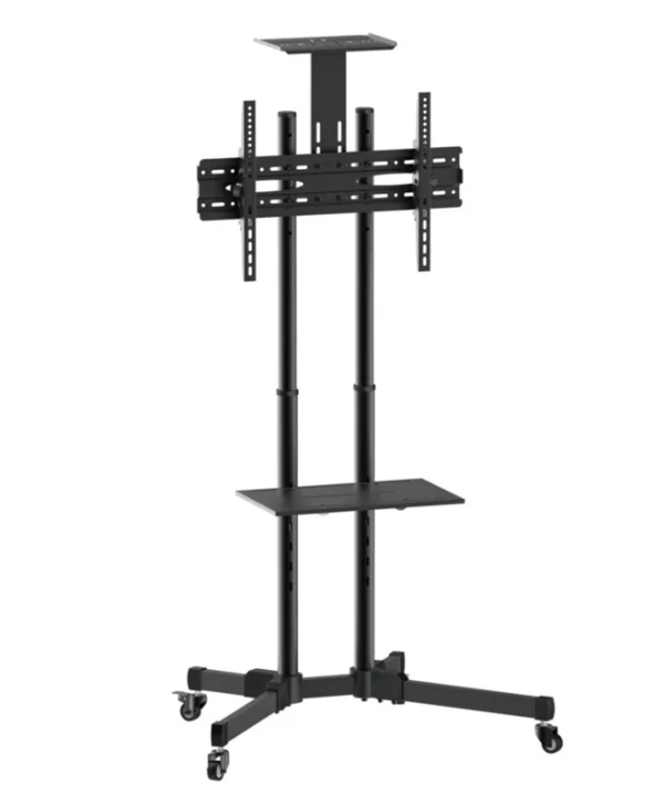 Value TV Cart Black Βάση Τηλεόρασης Δαπέδου έως 70" και 50kg