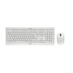 Cherry JD-0710DE-0 Ασύρματο Σετ Πληκτρολόγιο & Ποντίκι Αγγλικό UK Γκρι