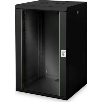 Digitus Επιτοίχια Καμπίνα Rack 20U 60x60x60cm Μαύρο DN-19 20U-6/6-SW DN-19 20U-6/6-SW