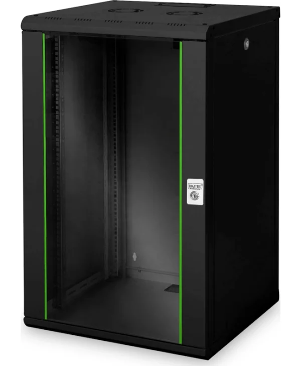 Digitus Επιτοίχια Καμπίνα Rack 20U 60x60x60cm Μαύρο DN-19 20U-6/6-SW DN-19 20U-6/6-SW