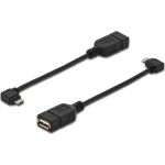 Digitus Μετατροπέας micro USB male σε USB-A female 1τμχ AK-300313-002-S AK-300313-002-S