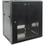 Mirsan Επιτοίχια Καμπίνα Rack 7U 56.5x45cm Μαύρο WTC07U45MN.01 WTC07U45MN.01