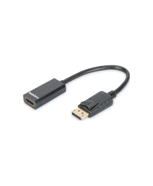 Digitus Μετατροπέας DisplayPort male σε HDMI female 1τμχ DB-340400-001-S DB-340400-001-S