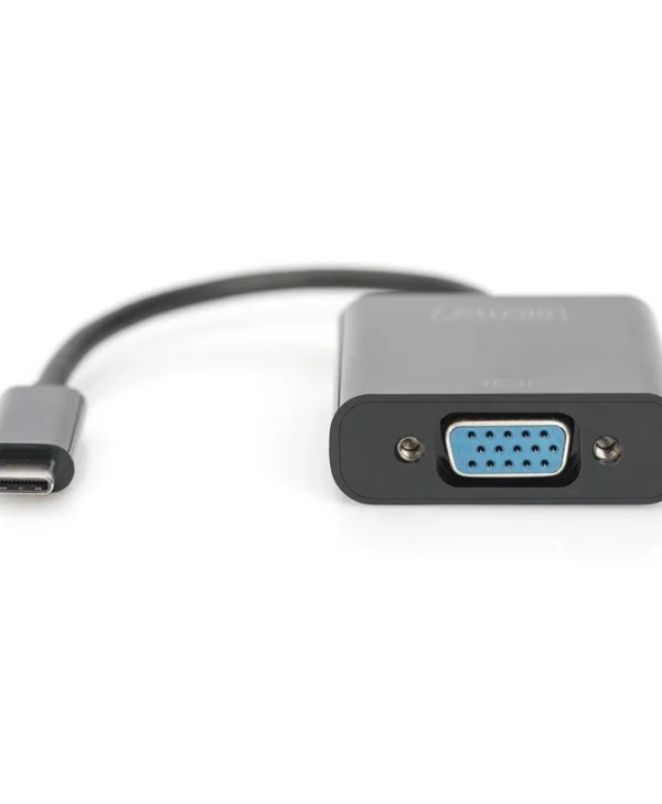 Digitus Μετατροπέας USB-C male σε VGA female Γκρι 1τμχ DA-70853 DA-70853