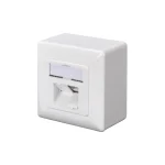 Digitus Μονή Εξωτερική Πρίζα Δικτύου RJ45 Τύπου Cat6 σε Λευκό Χρώμα DN-9007-S-1 DN-9007-S-1 - Image 2