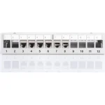 Digitus Patch Panel Shielded για Rack 1U 12 Θυρών Γκρι - Image 5