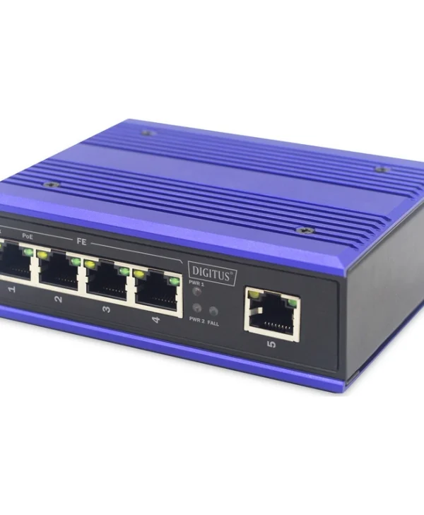 Digitus DN-650107 Unmanaged L2 PoE++ Switch με 4 Θύρες Ethernet DN-650107