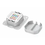 Digitus Cat6A 2x RJ45 Network Socket Shielded Flush Mounted White DN-9007-1 - Image 5
