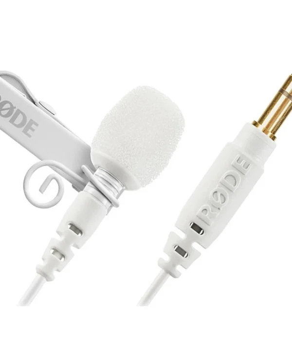 Rode Lavalier GO Πυκνωτικό Μικρόφωνο Πέτου, Clip On για Φωνητικά σε Λευκό Χρώμα LAVGOW