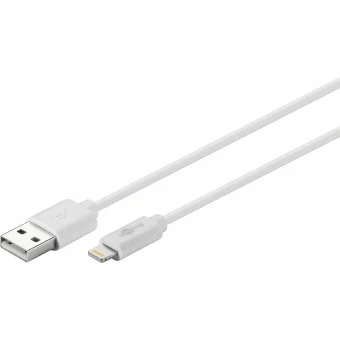 Goobay USB-A to Lightning Cable 5W Λευκό 1m (54600)