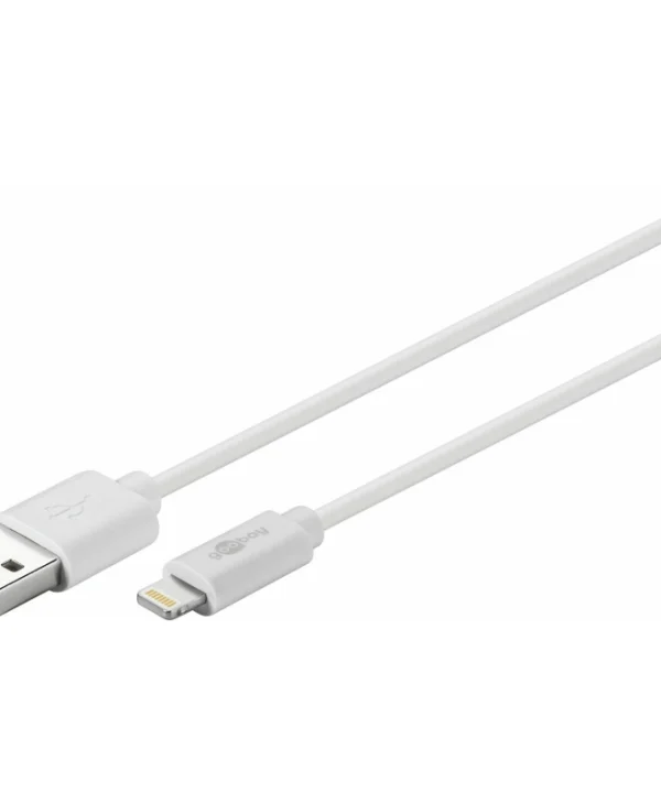 Goobay USB-A to Lightning Cable 5W Λευκό 1m (54600)