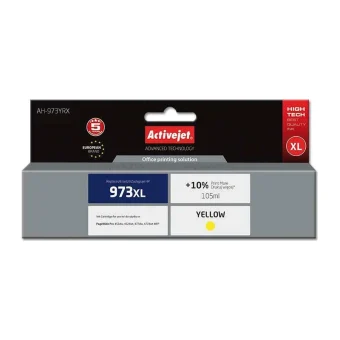 Active Jet Συμβατό Μελάνι Εκτυπωτή InkJet HP 973XL F6T83AE 7500 Σελίδων 105ml Κίτρινο 1τμχ AH-973YRX