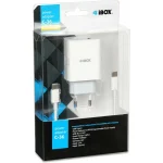 iBox Φορτιστής με Θύρα USB-A και Θύρα USB-C και Καλώδιο USB-C 20W Power Delivery / Quick Charge 3.0 Λευκός (ILUC36W) - Image 4