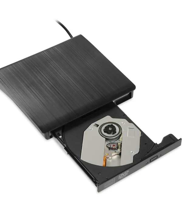 iBox Εξωτερικός Οδηγός Εγγραφής/Ανάγνωσης DVD/CD για Desktop / Laptop Μαύρο IED02