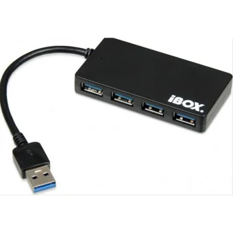 iBox Hub 4 Θυρών USB 3.0 με σύνδεση USB-A IUH3F56