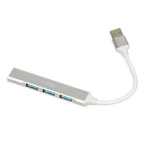 iBox Hub 4 Θυρών USB 2.0 με σύνδεση USB-A Λευκό IUH3FAS