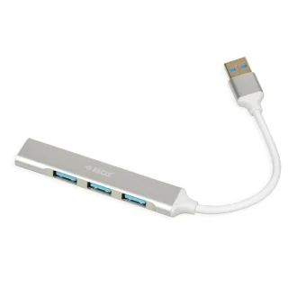 iBox Hub 4 Θυρών USB 2.0 με σύνδεση USB-A Λευκό IUH3FAS