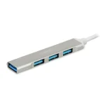 iBox Hub 4 Θυρών USB 2.0 με σύνδεση USB-A Λευκό IUH3FAS - Image 2