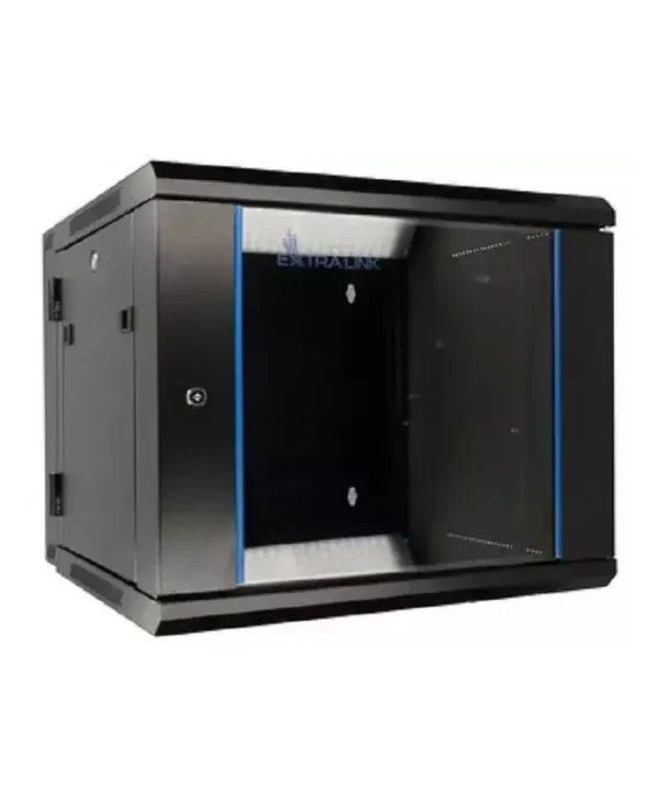 Extralink Επιτοίχια Καμπίνα Rack 12U Μαύρο EX.12905