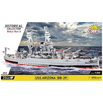 Cobi Τουβλάκια Historical Collection - Uss Arizona για 10+ Ετών 2046τμχ COBI-4843
