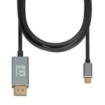 iBox USB 2.0 Cable USB-C male - DisplayPort Μαύρο 1.8m ITVCDP4K - Image 2