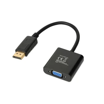 iBox Μετατροπέας DisplayPort male σε VGA female Γκρι 1τμχ (IADPVGA)