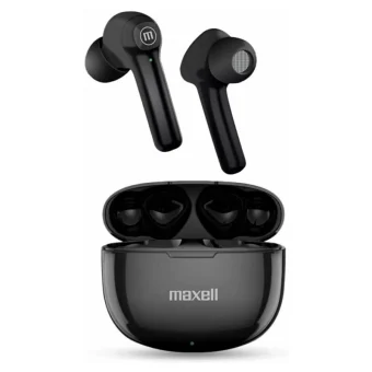 Maxell In-ear Handsfree με Βύσμα 3.5mm Μαύρο MAXELL DYNAMIC+ BLACK