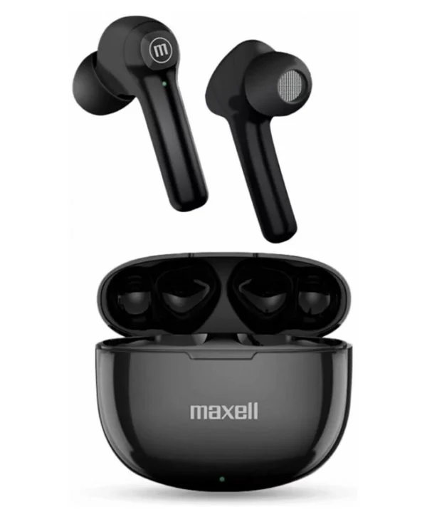Maxell In-ear Handsfree με Βύσμα 3.5mm Μαύρο MAXELL DYNAMIC+ BLACK