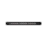 Qoltec Patch Panel 12 Θυρών Μαύρο 54478