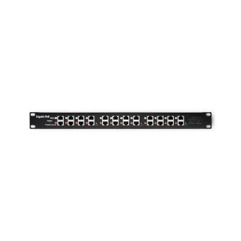 Qoltec Patch Panel 12 Θυρών Μαύρο 54478