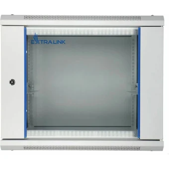 Extralink Επιτοίχια Καμπίνα Rack 9U Γκρι EX.8574