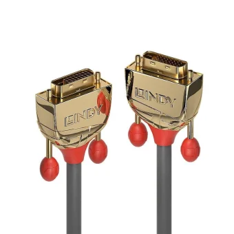 Lindy Cable DVI-D male - DVI-D male 10m Μαύρο (36206)